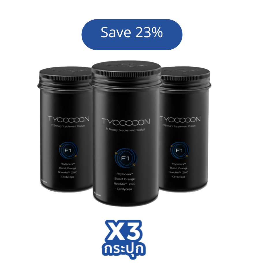 Tycoooon F1 Dietary Supplement (30 Capsules x 3)