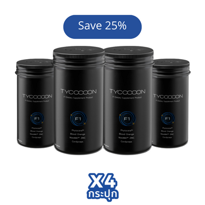 Tycoooon F1 Dietary Supplement (30 Capsules x 4)