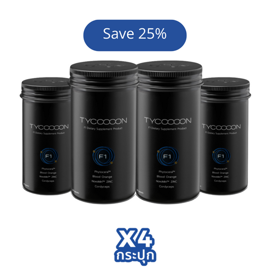 Tycoooon F1 Dietary Supplement (30 Capsules x 4)